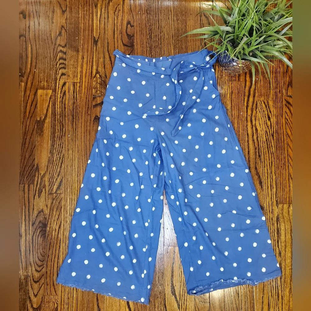 Anthropologie by Cloth & Stone Bella Dahl Belted High Waisted Crop Pant - Picture 5 of 13